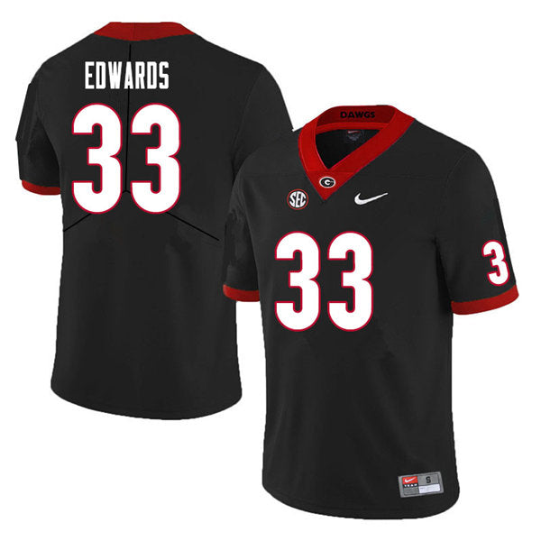 Georgia Bulldogs #33 Daijun Edwards College Football Jersey Stitched