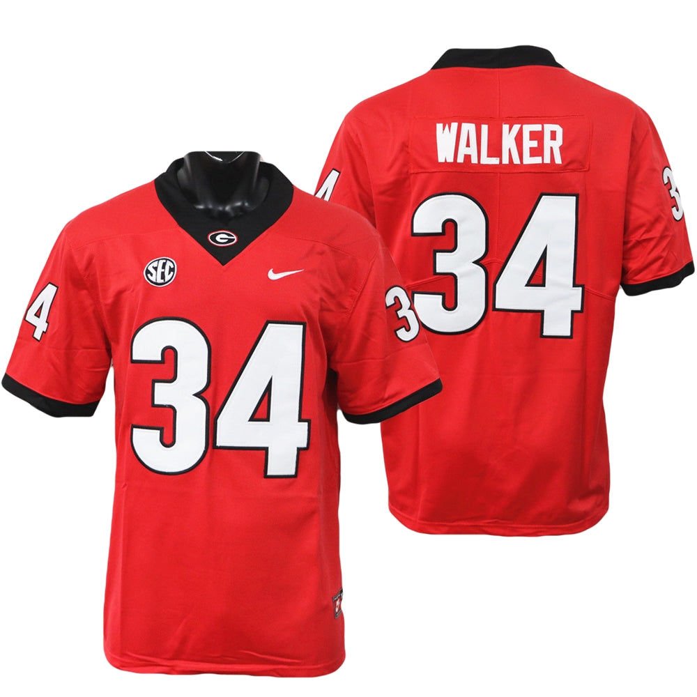 Georgia Bulldogs #34 Herschel Walker College Football Jersey Stitched