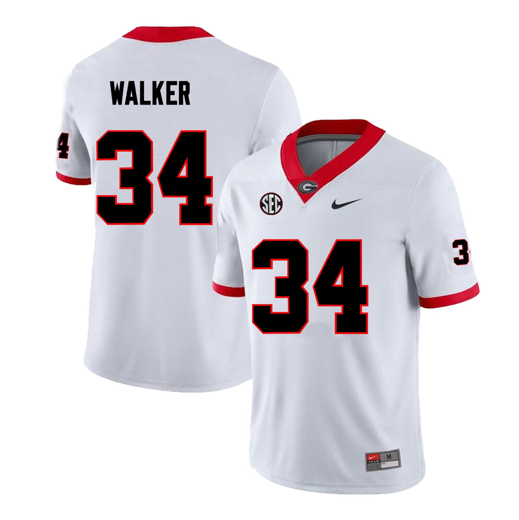 Georgia Bulldogs #34 Herschel Walker College Football Jersey Stitched
