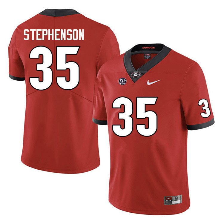 Georgia Bulldogs #35 Lorenzo Stephenson College Football Jersey Stitched