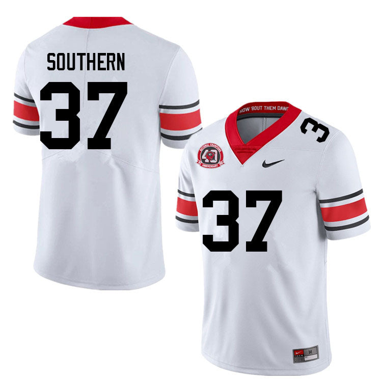 Georgia Bulldogs #37 Drew Southern College Football Jersey Stitched