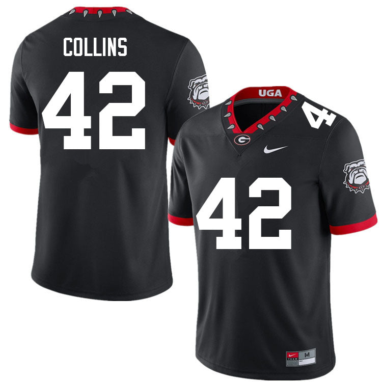 Georgia Bulldogs #42 Graham Collins College Football Jersey Stitched