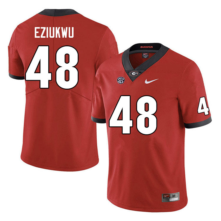 Georgia Bulldogs #48 Austine Eziukwu College Football Jersey Stitched