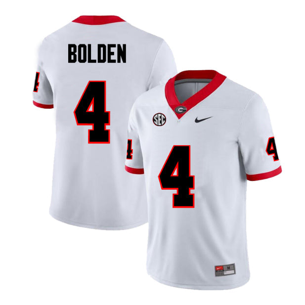 Georgia Bulldogs #4 KJ Bolden Football Jersey Stitched