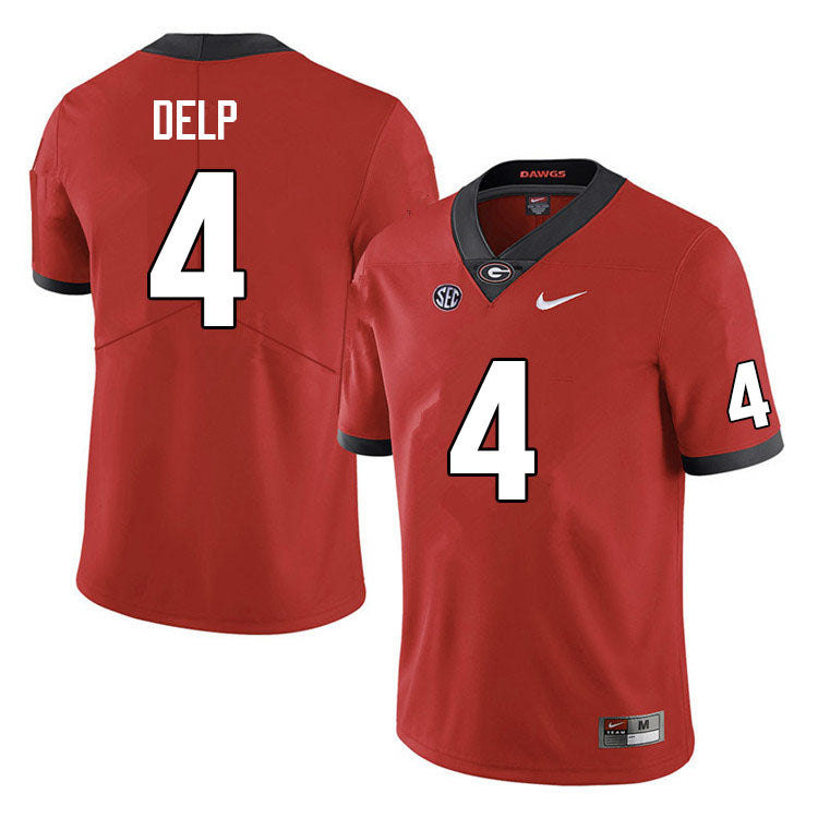 Georgia Bulldogs #4 Oscar Delp College Football Jersey Stitched