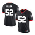 Georgia Bulldogs #52 Christen Miller Football Jersey Stitched