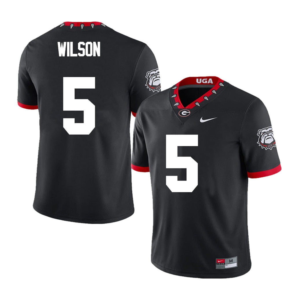 Georgia Bulldogs #5 Raylen Wilson Football Jersey Stitched