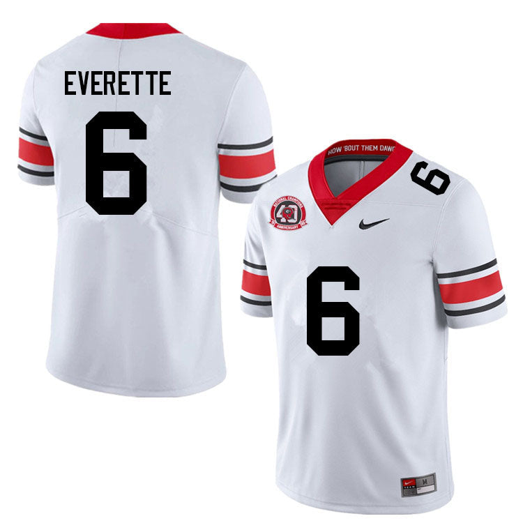 Georgia Bulldogs #6 Daylen Everette College Football Jersey Stitched
