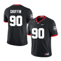 Georgia Bulldogs #90 Elijah Griffin Football Jersey Stitched