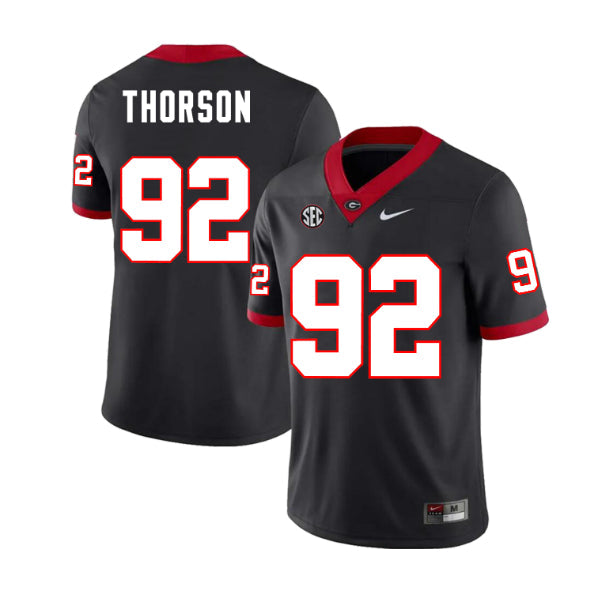 Georgia Bulldogs #92 Brett Thorson Football Jersey Stitched