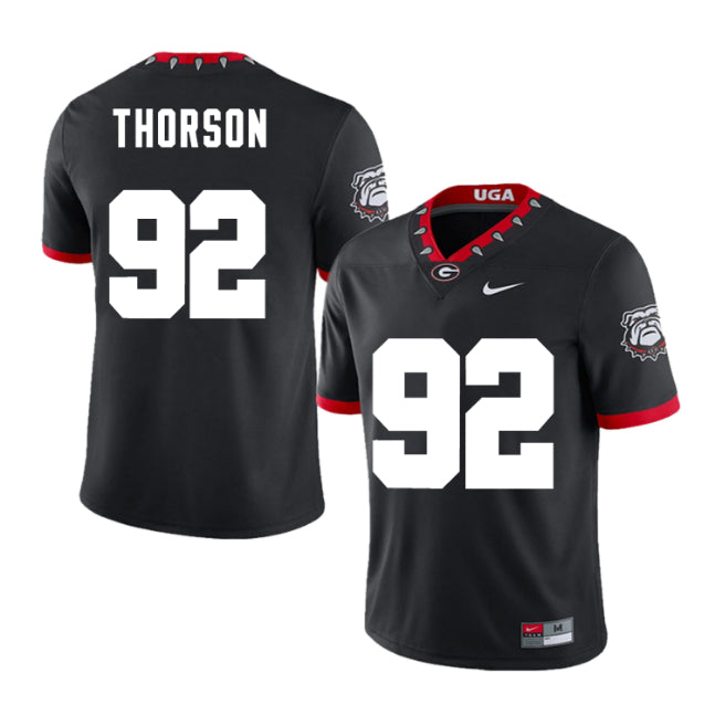 Georgia Bulldogs #92 Brett Thorson Football Jersey Stitched