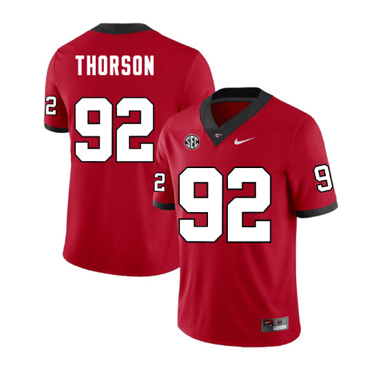 Georgia Bulldogs #92 Brett Thorson Football Jersey Stitched
