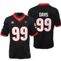 Georgia Bulldogs #99 Jordan Davis Football Jersey Stitched