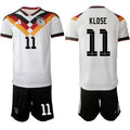 Germany #11 KLOSE Jerseys National Team x World Cup 2026 Home White On Field  Soccer
