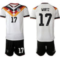 Germany #17 WIRTZ Jerseys National Team x World Cup 2026 Home White On Field Soccer