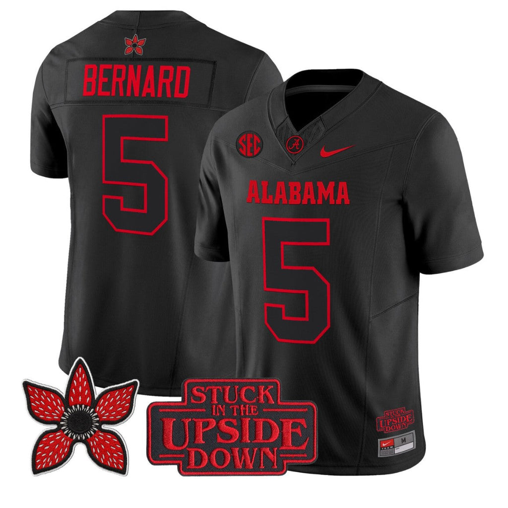 Germie Bernard Jersey #5 Alabama Crimson Tide Stranger Things Edition Stitched