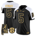 Germie Bernard Jersey #5 Alabama Crimson Tide 2025 Gold Stitched