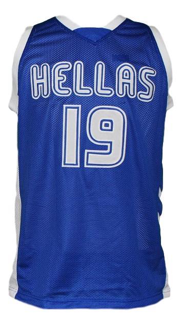 Giannis Antetokounmpo Jersey #19 Greece Basketball Blue