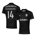 Giorgi Kochorashvili 14 Sporting CP 2025-26 Away Match Jersey – Black