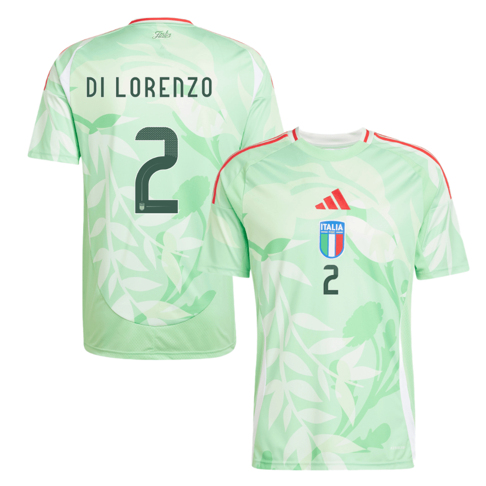 Giovanni Di Lorenzo 2 Italy National Team 2025-26 Away Men Jersey – Green