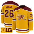 Gophers Jersey #26 Minnesota Golden Gophers 2025-26 Premium Stitched Gold