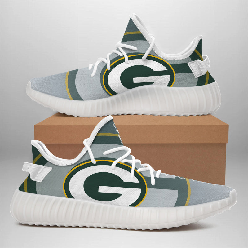 Green Bay Packers NFL 350v Yeezy Sneakers For Men Women Fans