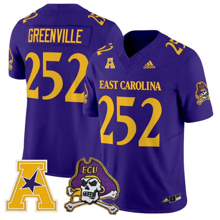 Greenville Jersey #252 East Carolina Pirates 2025 Limited Stitched