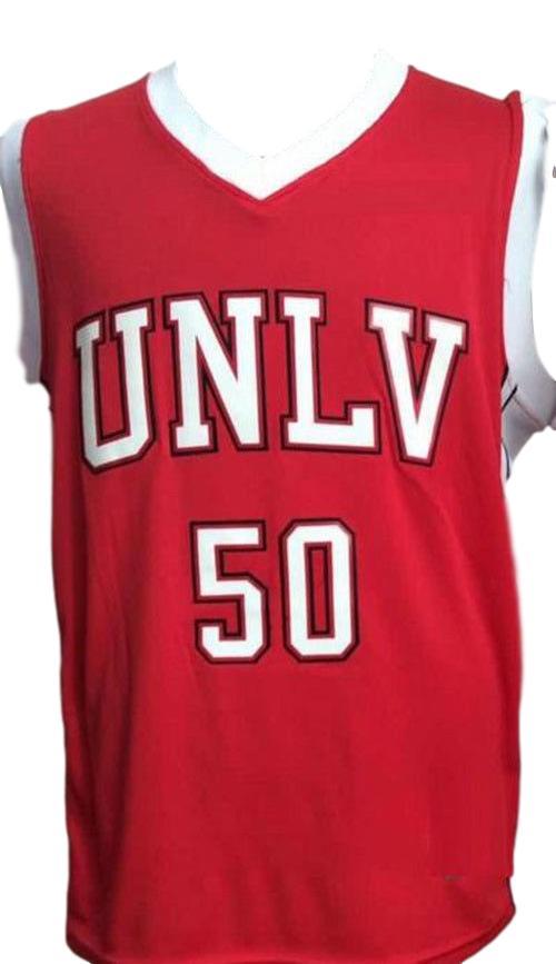 Greg Anthony Jersey #50 Unlv College Basketball Sewn Red