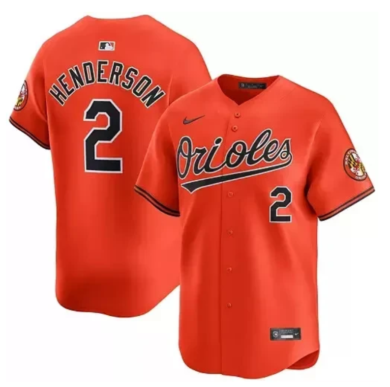 Gunnar Henderson Jersey #2 Baltimore Orioles 410 & Chesapeake Crab Patch Limited Stitched