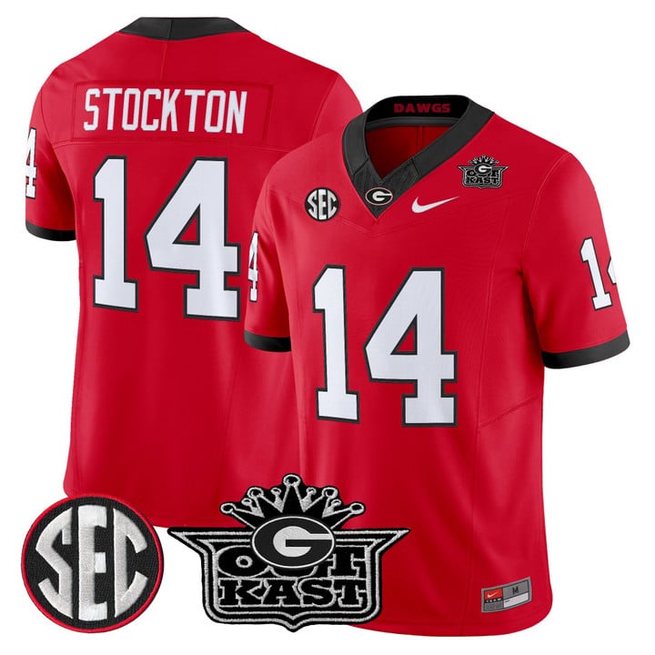 Gunner Stockton Jersey #14 Outkast x Georgia Bulldogs Limited Stitched