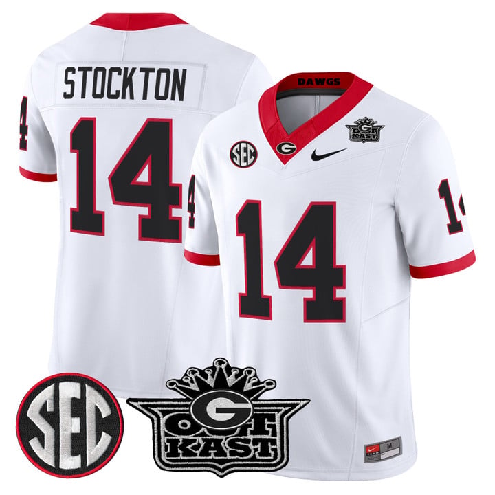Gunner Stockton Jersey #14 Outkast x Georgia Bulldogs Limited Stitched