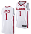 Herbert Jones Jersey Alabama Crimson Tide College Basketball White #1