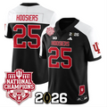 Hoosiers Jersey #25 Indiana Hoosiers 2025 National Champions Stitched Black Alternate