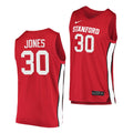 Haley Jones Jersey Stanford Cardinal College Basketball NCAA eligibility Jersey 2023 WNBA Draft Red #30