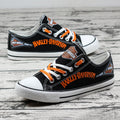 Harley Davidson Canvas Sneakers Shoes For Men Women Fans