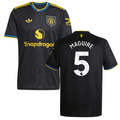 Harry Maguire 5 Manchester United 2025-26 Third Match Jersey – Black