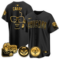 Harry Caray Jersey Chicago Cubs Harry Caray Holy Cow Patch Premier Limited Stitched