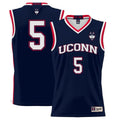 Hassan Diarra Jersey UConn Huskies College Basketball No Name Navy #5