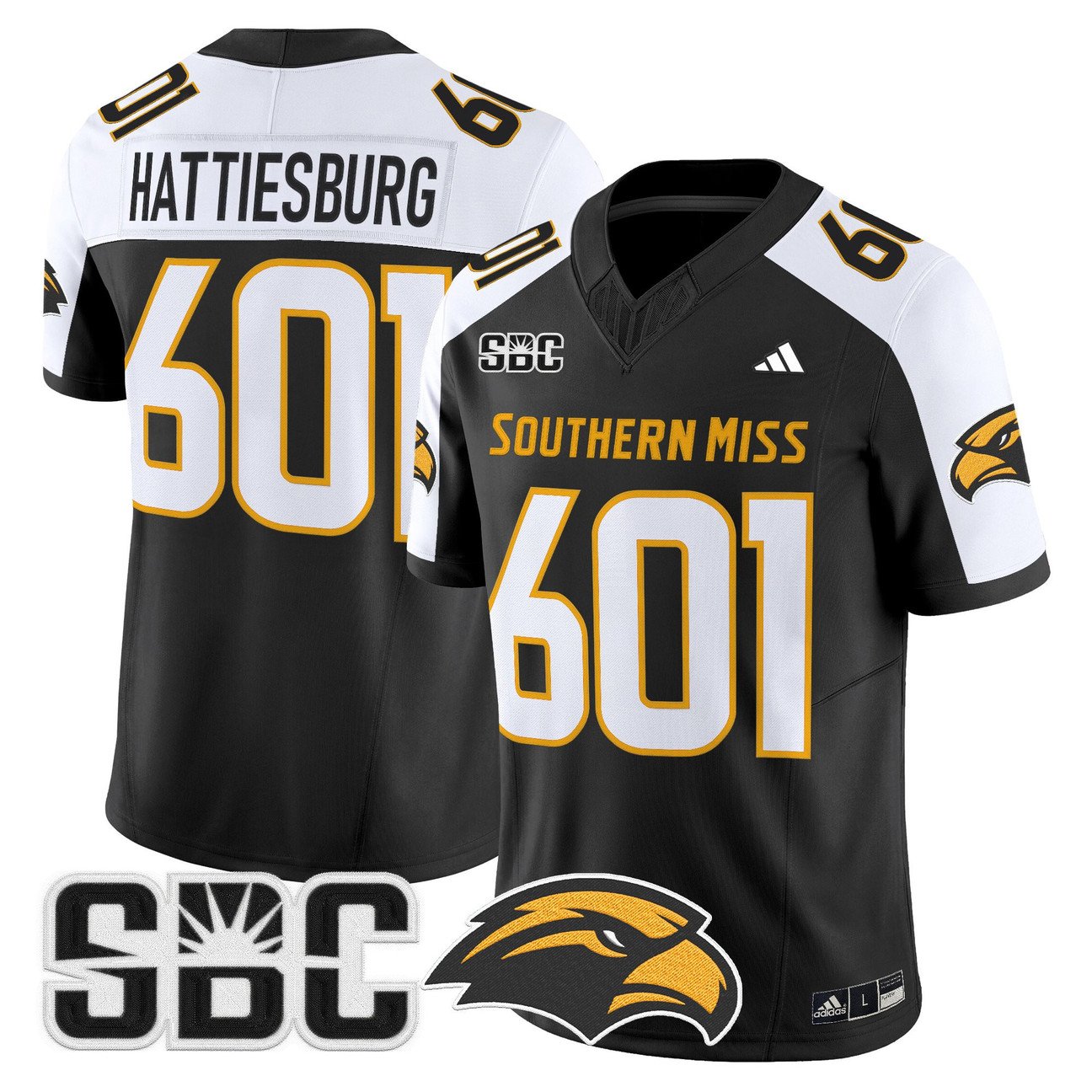 Carl Chester Jersey #7 Southern Miss Golden Eagles 2025 Vapor Limited Stitched