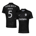 Hidemasa Morita 5 Sporting CP 2025-26 Away Match Jersey – Black