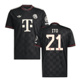 Hiroki Ito #21 Bayern Munich 2025-26 Third Men Jersey – Black