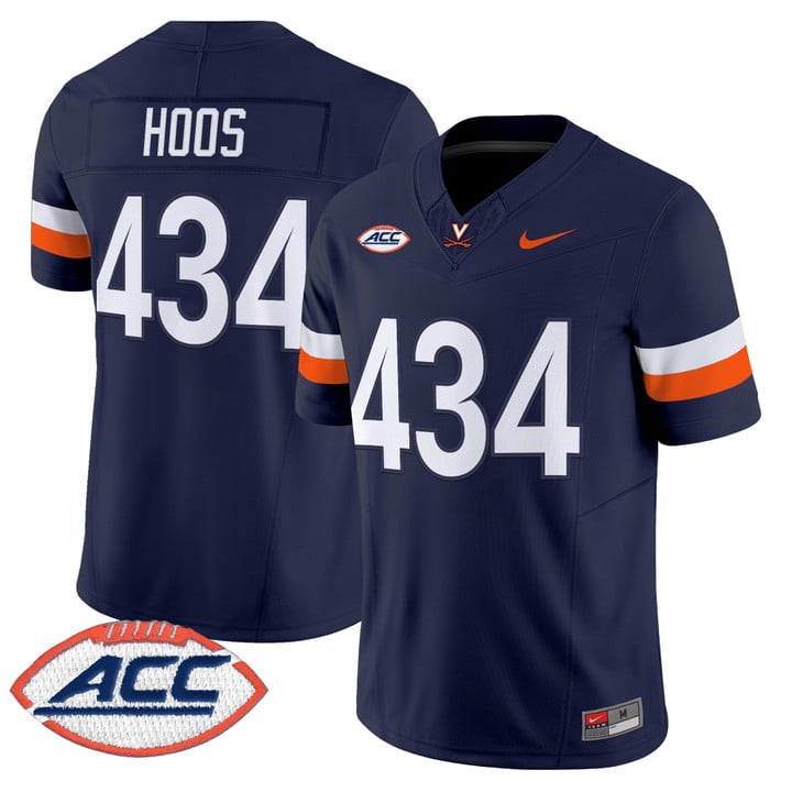 Hoos Jersey #434 Virginia Cavaliers 2025 Vapor Limited Stitched 1995