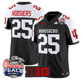 Hoosiers Jersey #25 Indiana Hoosiers 2026 Peach Bowl Patch Stitched