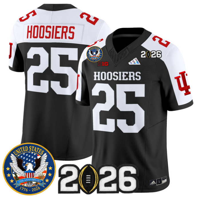 Hoosiers Jersey #25 Indiana Hoosiers United States 250th 2026 Stitched