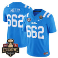 Hotty Jersey #662 Ole Miss Rebels 2025 Egg Bowl Vapor Limited Stitched