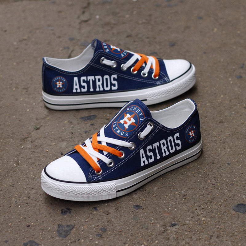 Houston Astros Limited Print Low Top Canvas Shoes Sport Sneakers For Men Women Fans