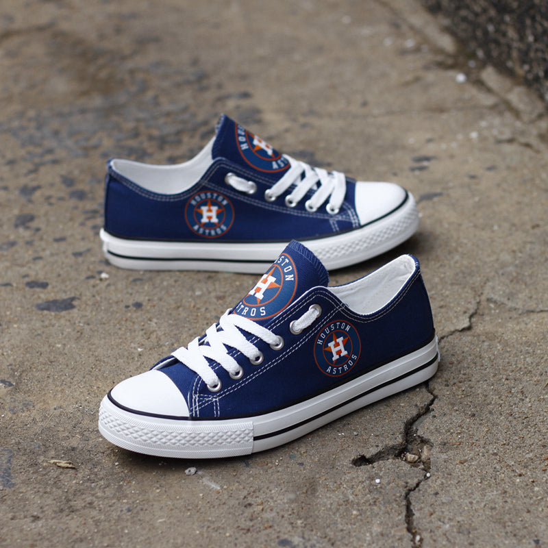 Houston Astros Limited Print Low Top Canvas Shoes Sport Sneakers For Men Women Fans