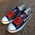 Houston Texans Low Top Canvas Sport Sneakers Shoes For Men Women Fans
