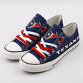 Houston Texans Low Top Canvas Sport Sneakers Shoes For Men Women Fans
