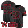 Hurricanes Jersey #25 Miami Hurricanes Stranger Things Edition Vapor Stitched
